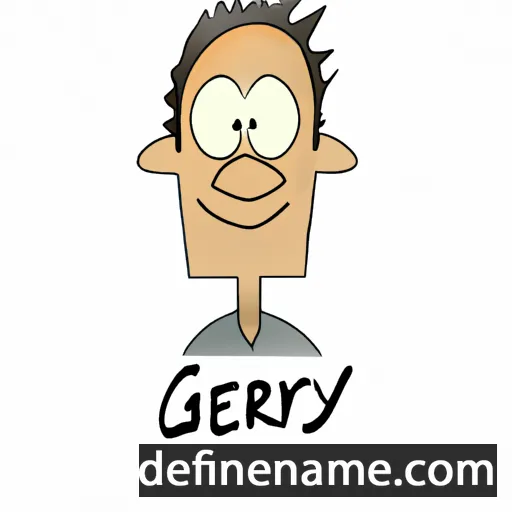 cartoon of the name Géry