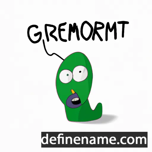 cartoon of the name Germot