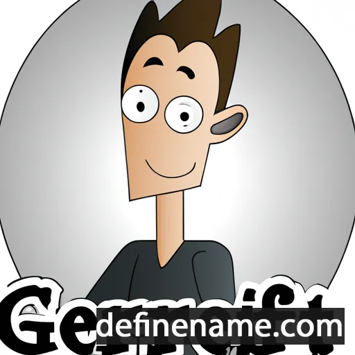 cartoon of the name Gerret