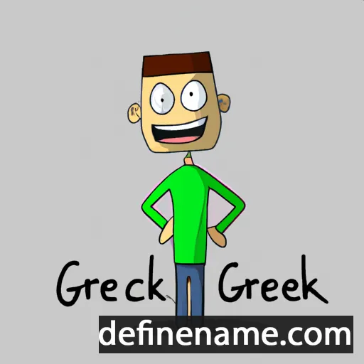 cartoon of the name Gerrick