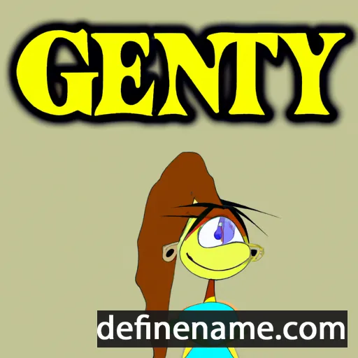 cartoon of the name Gerty