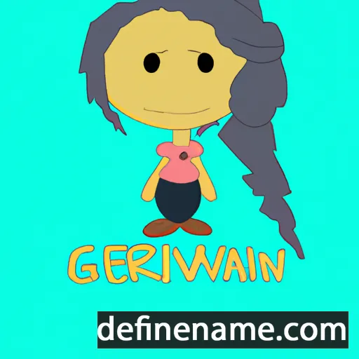 cartoon of the name Gerwina