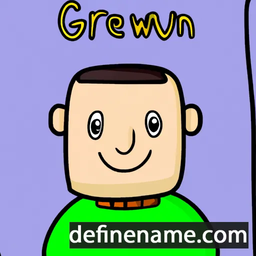 cartoon of the name Gerwyn