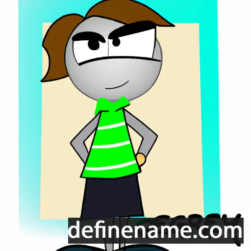 cartoon of the name Gery