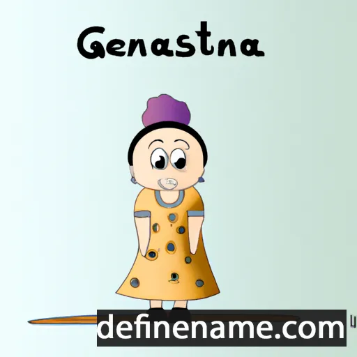 cartoon of the name Geštinanna