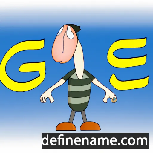 cartoon of the name Gese