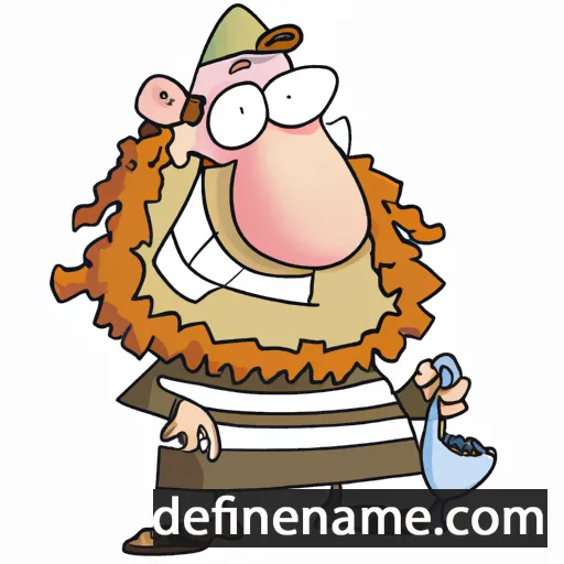 cartoon of the name Gesher