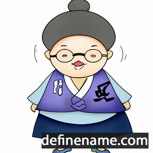 cartoon of the name Geun-seok