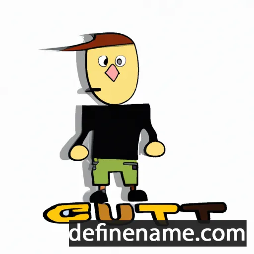 cartoon of the name Geut