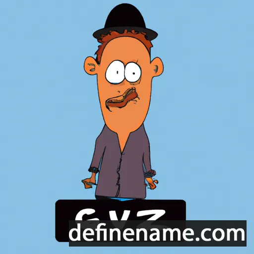 cartoon of the name Gevez