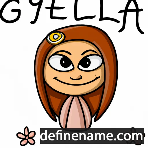 cartoon of the name Geyla