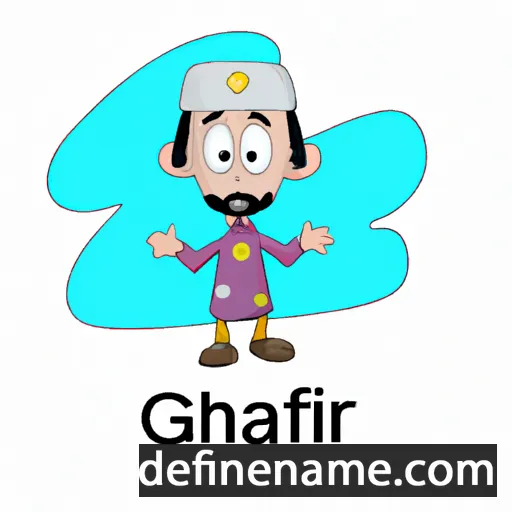 cartoon of the name Ghaffar