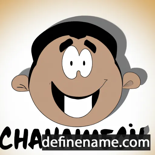 cartoon of the name Ghanem