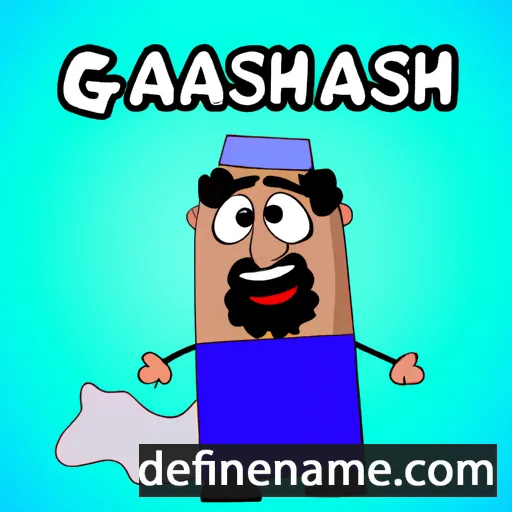 cartoon of the name Ghasharab