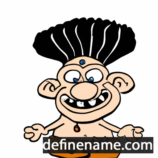 cartoon of the name Ghjuseppa