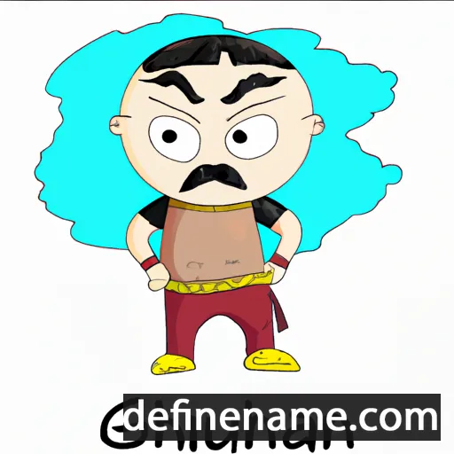 cartoon of the name Ghunan