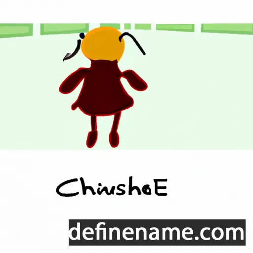 cartoon of the name Ghwsch'ine