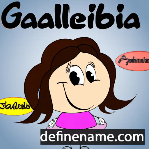 cartoon of the name Giabella