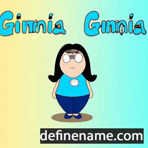 cartoon of the name Giacumina