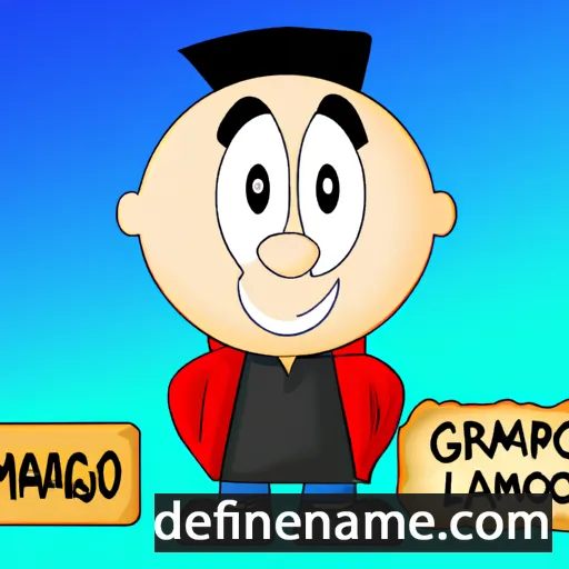 cartoon of the name Giammarco