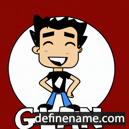 cartoon of the name Gian