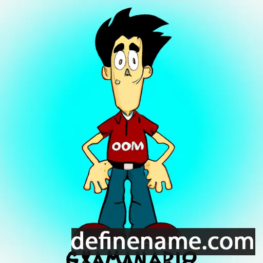 cartoon of the name Gianmario