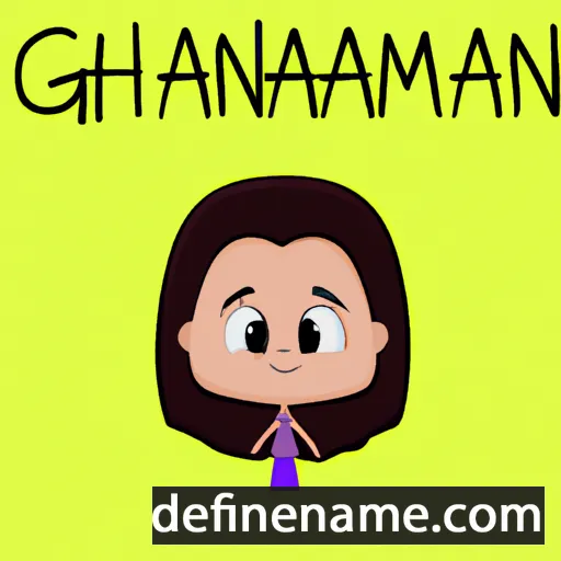 cartoon of the name Giannah