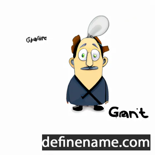 cartoon of the name Gianot