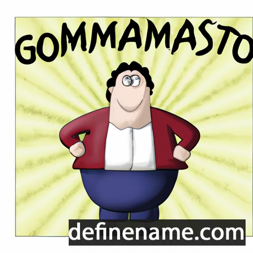 cartoon of the name Giantommaso