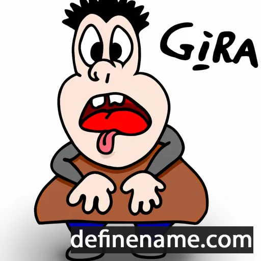 cartoon of the name Giargöra