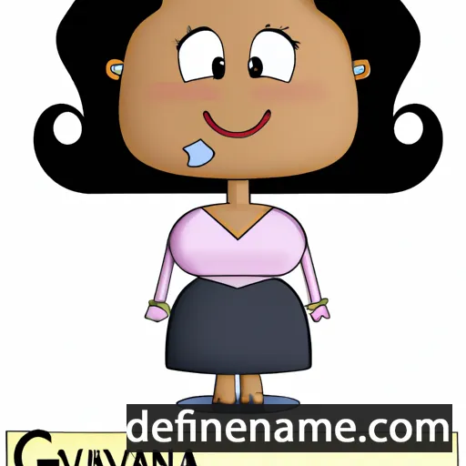 cartoon of the name Giavanna