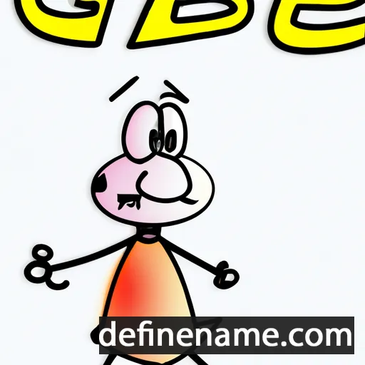 cartoon of the name Gibbe