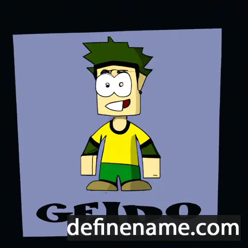 cartoon of the name Giedo