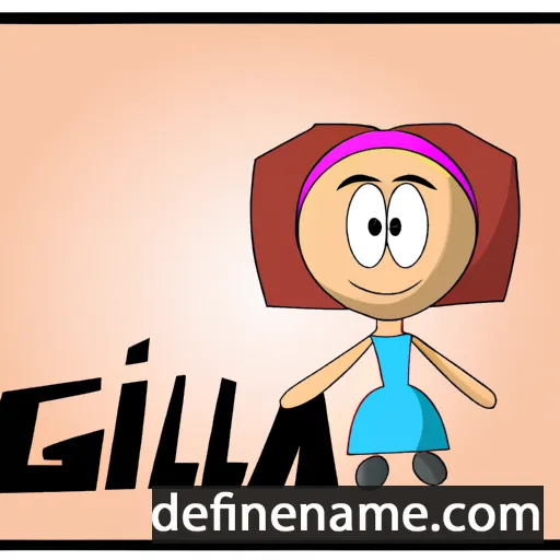 cartoon of the name Gigia