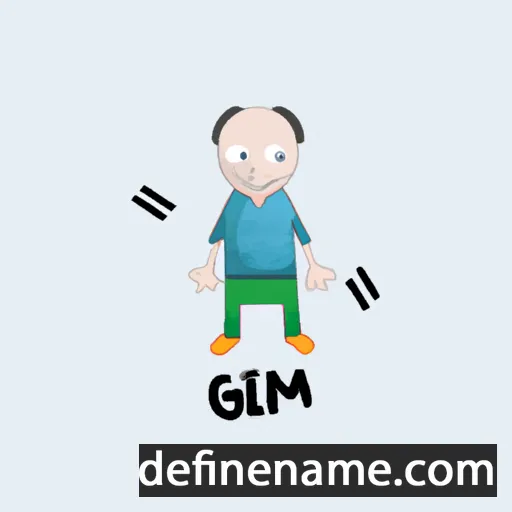 cartoon of the name Gilam