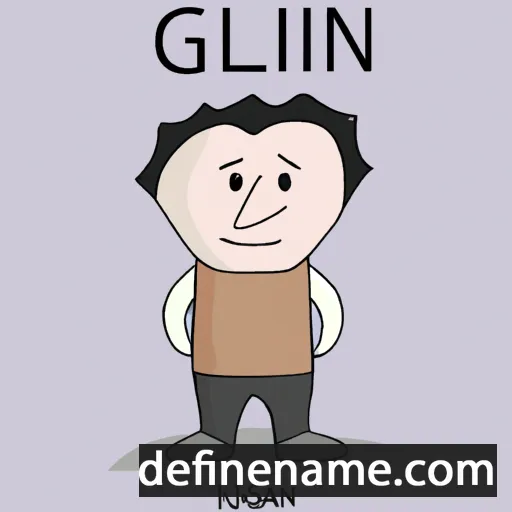 cartoon of the name Gilan