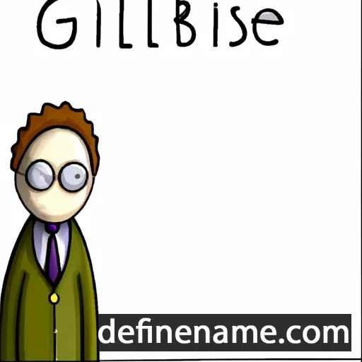 cartoon of the name Gilcrist