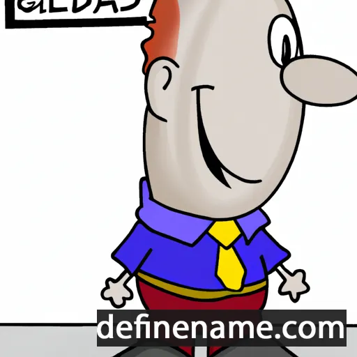 cartoon of the name Gildas