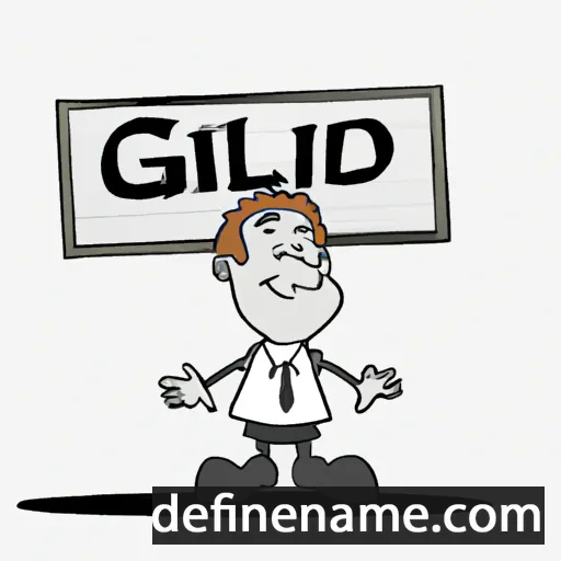 cartoon of the name Gilford