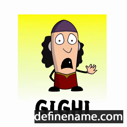 cartoon of the name Gilgah