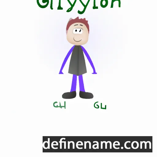 cartoon of the name Gilhonyl