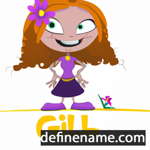 cartoon of the name Gilia