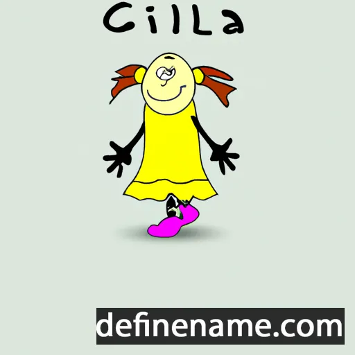 Gilla cartoon