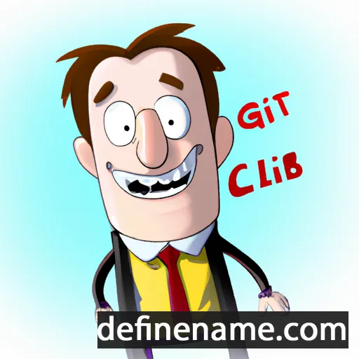 cartoon of the name Gille Chrìost