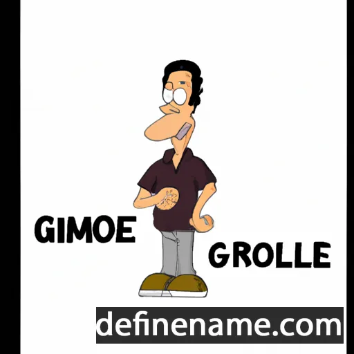 cartoon of the name Gilmore