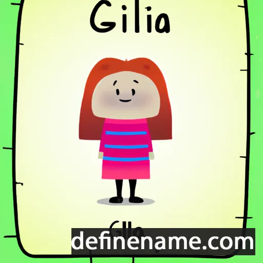 cartoon of the name Gilona