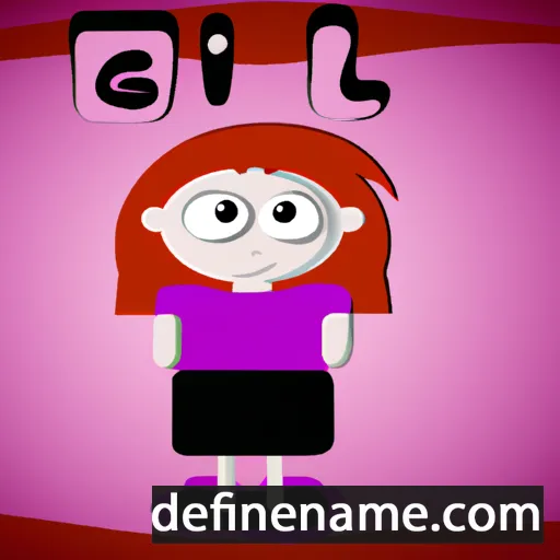 cartoon of the name Gily