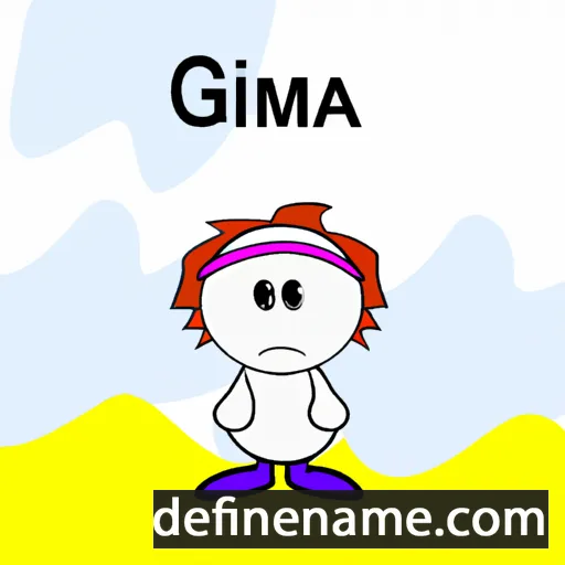 cartoon of the name Gimma