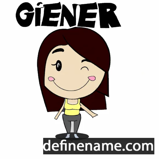 cartoon of the name Ginebra