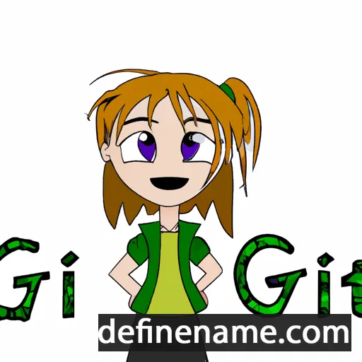 cartoon of the name Ginta